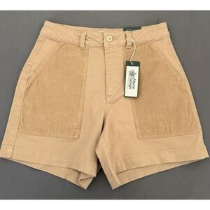 Alpine Design Shorts Women's 4 Sahara Sand Brown Hiking Corduroy Pockets NEW!